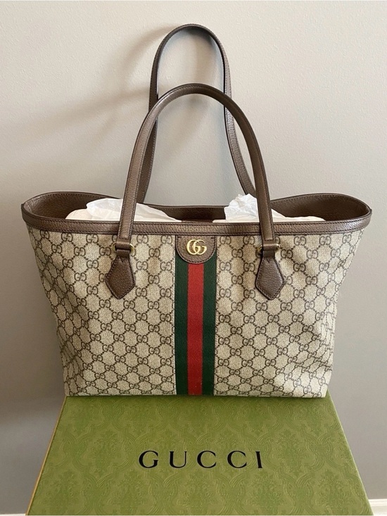 Gucci Handbags - Gucci ophidia Small Tote GG supreme monogram canvas